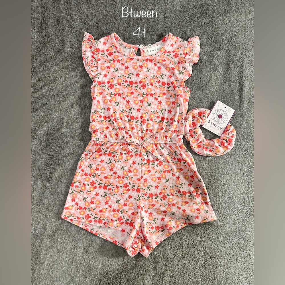 Btween Romper w/hair accessory